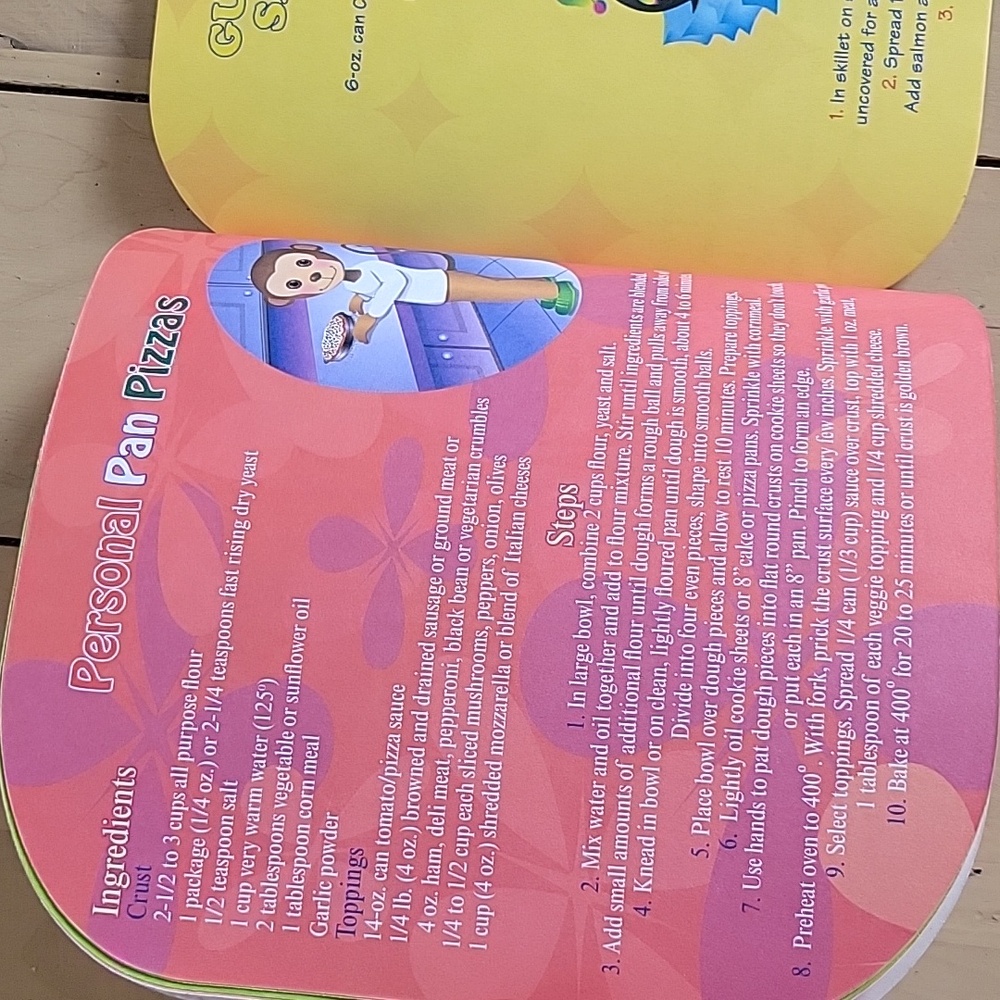 🌺3 For $10 Junior Cookbook Collection Pizza! Fun For Kids & Parents - Picture 10 of 13